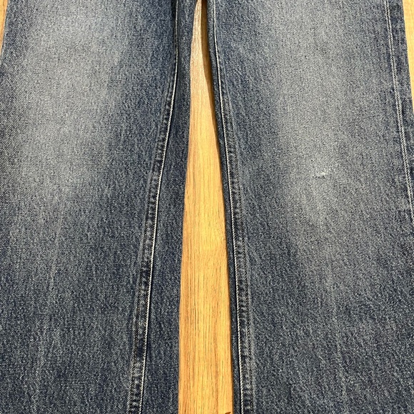 Agolde Vintage High Rise Flare Jeans in Absolute - Picture 13 of 15